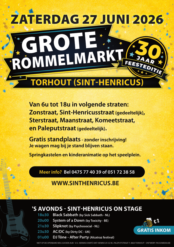Sinthenricus Rommelmarkt 2026